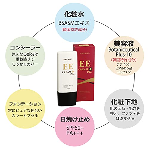 Amazon.co.jp: ナチュアプロ EEクリームプラス 50ml 1本6役の